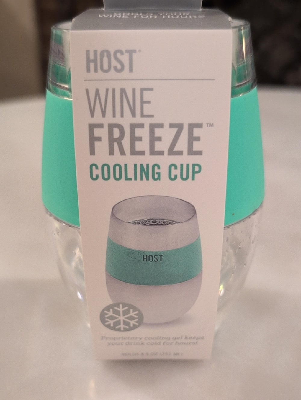 Ost Wine Freeze Cooling Cup in Teal